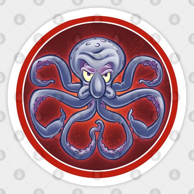 SquidHydra Sticker by majanation